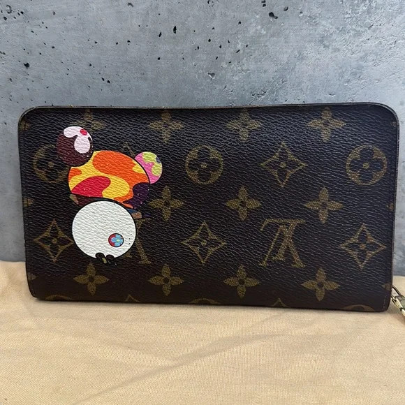 Louis Vuitton monogram murakami panda zippy wallet compact - Picture 3 of 15